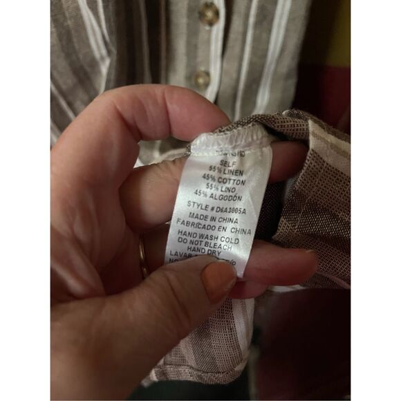 I Joah  size M linen cotton midi sundress. - Picture 6 of 7